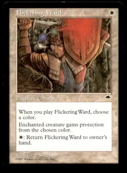 Flickering Ward LP Light Play Tempest MTG [6949] - Image 1