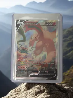 Pokemon Card Charizard V #154 /172 Alternate Full Art Holo Brilliant Stars - Image 1