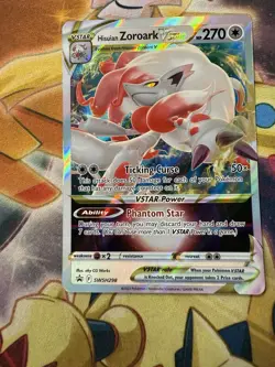 Pokemon TCG Hisuian Zoroark VSTAR Sword & Shield SWSH298 Black Star Promo NM - Image 1
