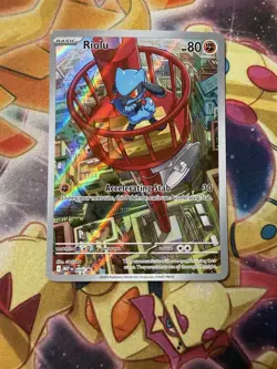 Pokemon TCG - Promo Riolu - MEP 10 - Mega Evolutions Near Mint Black Star Promo - Image 1