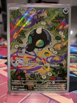 Shroodle 149/132 Pokemon TCG: Mega Evolution Illustration Rare Near Mint (NM) - Image 1