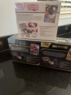 Pokemon TCG Elite Trainer Boxes Lucario White Flare Phantasmal Flames ETB Lot - Image 3
