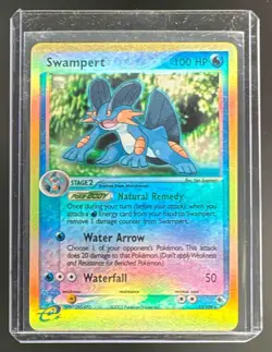 Swampert 2003 Pokemon EX Ruby & Sapphire #23/109 Reverse Holo - Image 1