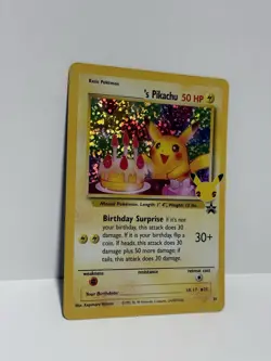 Pokemon TCG Birthday Pikachu Holo #24 25th Anniversary Celebrations - Image 2