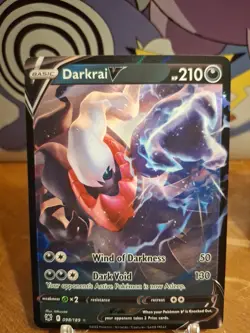Darkrai V 098/189 Astral Radiance Full Art Ultra Rare Holo Pokemon TCG MINT - Image 2
