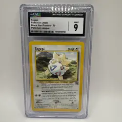 2000 Togepi Black Star Promos #30 - Pokemon League CGC 9 GRADED - Image 1
