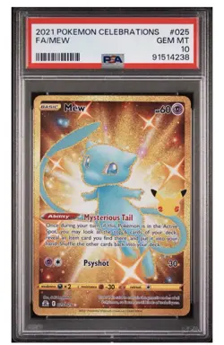 Pokemon Celebrations 2021 - FA/MEW #025 - Englisch - PSA 10 Gem Mint - Image 1