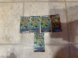 Pokemon XY Steam Siege Booster Packs Lot of 5 820650801334 - Image 1