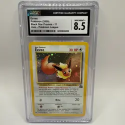 2000 Pokemon WOTC Black Star Promo #11 Eevee - Holo CGC 8.5 MINT - Image 1
