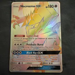 2017 Pokemon Sun & Moon Burning Shadows Necrozma GX #153/147 - Image 1
