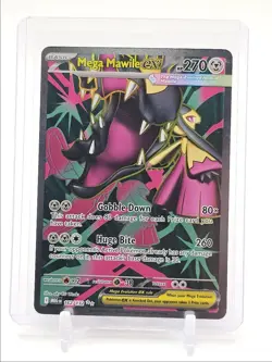 MEGA MAWILE EX 2025 POKEMON MEGA EVOLUTION ULTRA RARE 162/132 Q1991 - Image 1