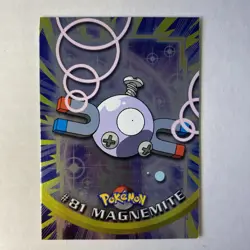 Pokemon Tv Animation Edition Series 2 Magnemite #81 Foil Blue Logo 2000 LP/NM - Image 1