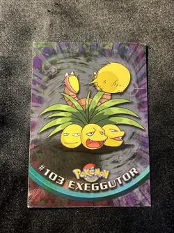 Topps Pokemon T.V. Animation Series 2 Holo Foil Exeggutor #103 - Image 1