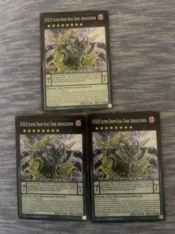 3x d/d/d super doom king dark armageddon Op29! Near Mint Condition - Image 1