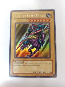 Yugioh! Gaia the Fierce Knight LOB-006 Ultra Rare Unlimited - Image 1