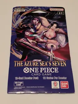 One Piece Tcg OP14 The Azure Sea's Seven Sleeved Booster Packs Lot Of 10 New - Image 2