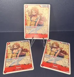 One Piece TCG Nami ST01-007 Money Bag Alt Art Promo Standard Battle English NM - Image 3
