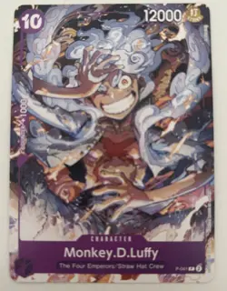One Piece Monkey.D.Luffy P-041 - Starter Deck 18: PURPLE - TCG Promo Near-Mint - Image 1