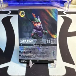 Disney Lorcana Robin Hood Champion of Sherwood (Enchanted) 221/204 - Image 1