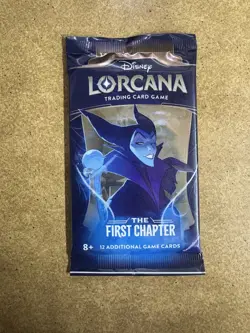 Disney Lorcana TCG The First Chapter Booster Pack Sealed Random Art 12 Cards - Image 1
