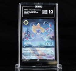 Disney Lorcana Aurora Dreaming Guardian Enchanted Graded Tag 10 Gem Mint #213 - Image 1