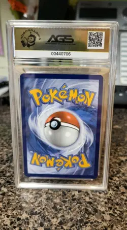 2025 SV Promo 074 Eevee Cosmos Reverse Holo Pokemon Day Stamp AGS 10 WITH SWIRL! - Image 2