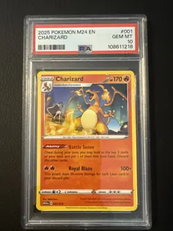 2025 POKEMON M24 EN-MCDONALD'S COLLECTION #001 Charizard PSA 10 GEM MINT - Image 1