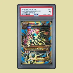 Primal Groudon XY Ancient Origins 97/98 PSA 7 2015 Pokemon Shiny Full Art Holo - Image 3
