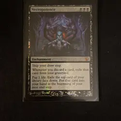 1x Mtg Foil ​​​​Necropotence From the Vault: Exiled NM Rare Magic the Gathering - Image 1