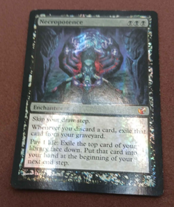 Necropotence FOIL | V09 From the Vault: Exiled | Light Play | MtG - Image 1