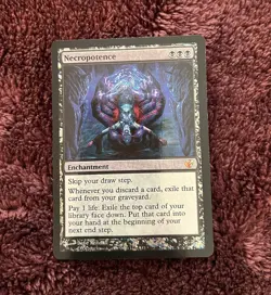 MTG Magic The Gathering Foil Necropotence *Pack Fresh - Image 1