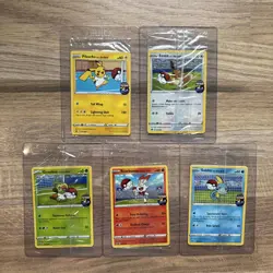 Pokemon Pikachu Sobble Scorbunny Eevee Grookey On The Ball Futsal Promo SEALED - Image 1