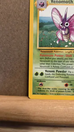 Venomoth Jungle 29/64 Rare non-holo LP - ungraded Pokemon Card - Image 3