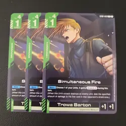 (3X) Gundam Card Game Simultaneous Fire ST02-012 - Image 1