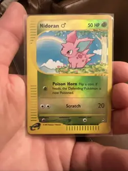 Pokemon Nidoran M Aquapolis Reverse Holo Card 96/147 - Image 1
