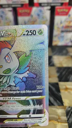 Pokemon TCG Shaymin VSTAR Rainbow Secret Rare Card 173/172 Brilliant Stars - Image 3