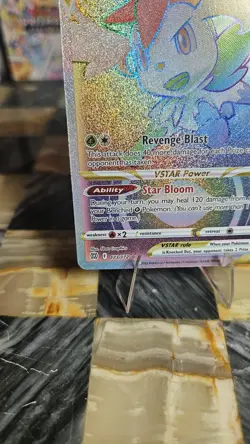 Pokemon TCG Shaymin VSTAR Rainbow Secret Rare Card 173/172 Brilliant Stars - Image 4