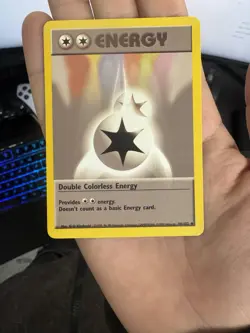 Pokemon TCG Double Colorless Energy Base Set Regular Card 096/102 Base Set - Image 1