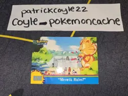 OR13 Meowth Rules! Pokemon Topps Series 3 Orange Islands Card LP - Image 1