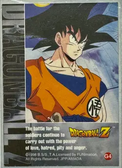 DRAGON BALL Z G-4 FRIEZA - GOLD FOIL Card 1999 - Image 2