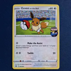 Pikachu Sobble Scorbunny Eevee Grookey On The Ball Pokemon Futsal Promo NearMint - Image 3