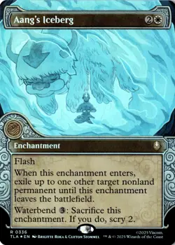 Aang's Iceberg (Showcase) FOIL 336 TLA Avatar: The Last Airbender NM - Image 1