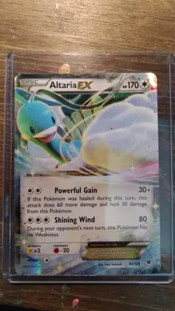 Pokemon TCG Altaria-EX Fates Collide 83/124 Holo Holo Rare EX - Image 1