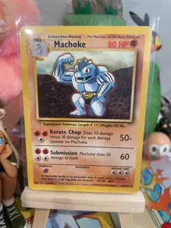 Machoke (34/102) - Base Set Unlimited - Pokemon TCG - NM - Image 1
