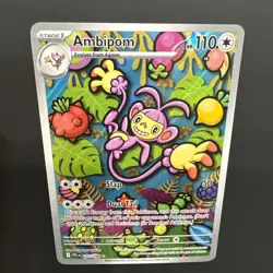 Ambipom 107/094 Phantasmal Flames Holo Pokemon NM - Image 3