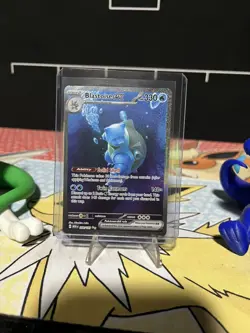 Pokemon TCG Blastoise EX SIR 200/165 Scarlet & Violet 151 Near Mint Condition - Image 1