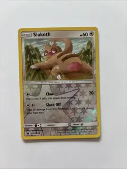 Slakoth 113/168 Rev Reverse Holo SM Celestial Storm Pokemon NM - Image 1