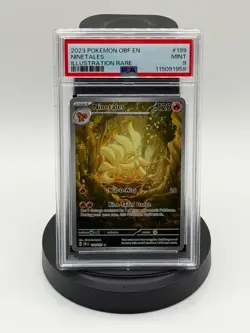 2023 POKEMON OBF EN-OBSIDIAN FLAMES #199 NINETALES ILLUSTRATION RARE PSA 9 - Image 1