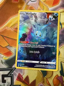 Manaphy GG06/GG70 Crown Zenith Galarian Gallery Ultra Rare Full Art Pokemon - Image 1