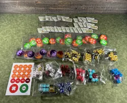 Lot of Pokemon TCG Playing Dice, Damage Counters, & Vstar - Image 1